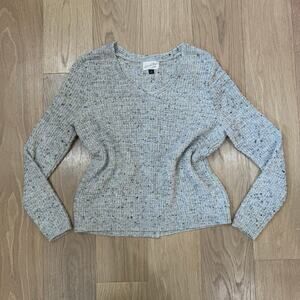 Universal Thread Grey Multicolored Chunky Cable Knit Sweater Size XS